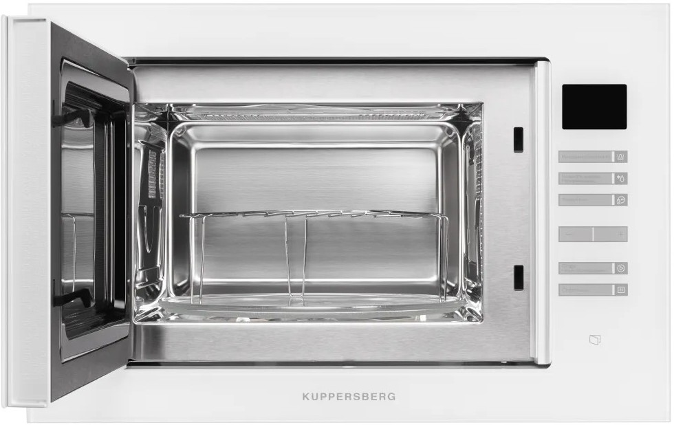 Встраиваемая микроволновая печь Kuppersberg HMW 645 W белый, 25 л, 900 Вт, переключатели - сенсор, вид 2