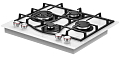 Газовая варочная панель Kuppersberg FG 67 W