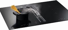 Индукционная варочная панель с вытяжкой Kuppersbusch KMI 9800.0 SR Black Velvet