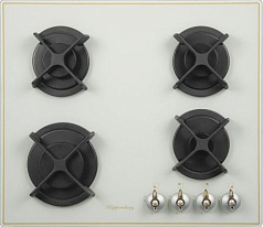 Газовая варочная панель Kuppersberg FQ6TGR W