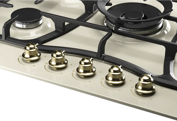 Газовая варочная панель Kuppersberg FS 710 C Bronze preview 3