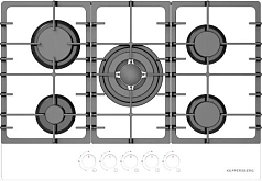 Газовая варочная панель Kuppersberg FG 76 W
