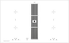 Индукционная варочная панель с вытяжкой Kuppersbusch KMI 8500.0 WR Silver Chrome