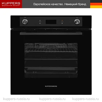 Духовой шкаф Kuppersberg HM 629 Black по цене 43992 руб. с доставкой и установкой в Москве - купить с официальной гарантией духовку Куперсберг HM 629 Black