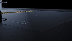 Индукционная варочная панель с вытяжкой Kuppersbusch KMI 8590.0 SR Gold