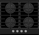 Газовая варочная панель Kuppersberg FQ6TG A