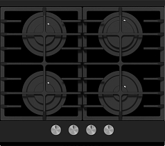 Газовая варочная панель Kuppersberg FQ6TG A
