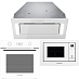 Купить Комплект Kuppersberg вытяжка INNOVA V 60 White + микроволновая печь HMW 655 W + духовой шкаф FH 611 W preview 1
