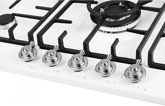 Газовая варочная панель Kuppersberg FV9TGRZ W Silver фото 5 Газовая варочная панель Kuppersberg FV9TGRZ W Silver preview 5