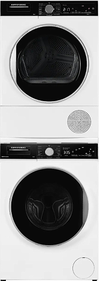 Комплект Kuppersberg стиральная машина WM 520 W + сушильная машина DM 560 W + соединительный элемент DS 560 W preview 1