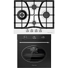 Комплект Kuppersberg варочная панель FS 610 W Silver + духовой шкаф SR 610 ANT Silver