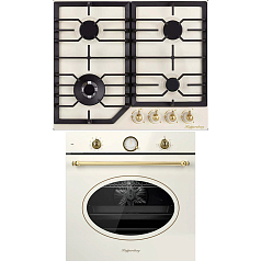 Комплект Kuppersberg варочная панель FS 601 C BRONZE + духовой шкаф SR 610 C Bronze