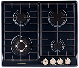 Газовая варочная панель Kuppersberg FV 6 TGRZ ANT Silver