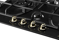 Газовая варочная панель Kuppersberg FS 610 Ant Bronze