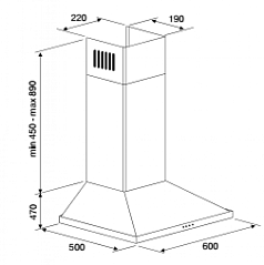 Вытяжка Kuppersberg F 601 W