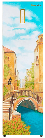 Двухкамерный холодильник Kuppersberg NFM 200 CG серия Венеция с розами preview 5