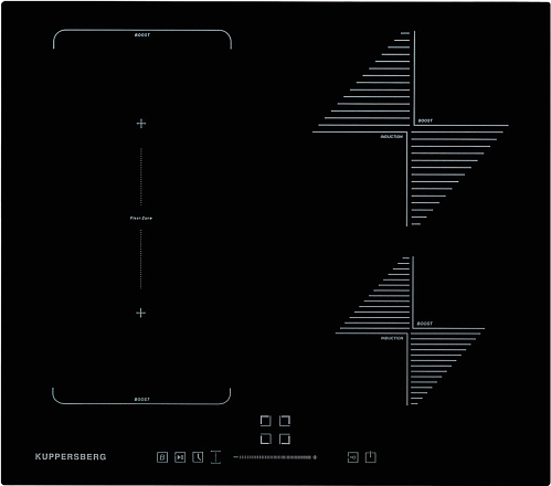Комплект Kuppersberg вытяжка F 605 B + варочная панель ICS 614 + духовой шкаф HO 615 BX preview 3