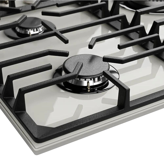 Газовая варочная панель Kuppersberg FG 601 W Silver preview 6