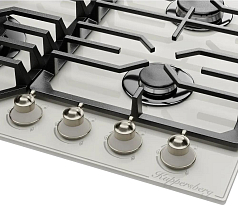 Газовая варочная панель Kuppersberg FG 601 W Silver