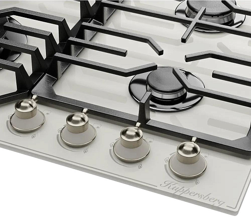 Газовая варочная панель Kuppersberg FG 601 W Silver preview 5