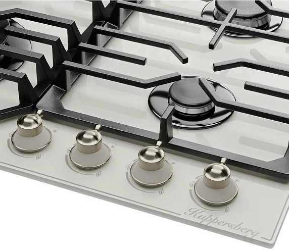 Газовая варочная панель Kuppersberg FG 601 W Silver preview 5