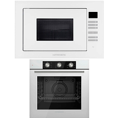 Комплект Kuppersberg микроволновая печь HMW 645 W + духовой шкаф HF 603 W