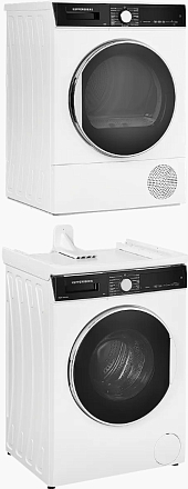 Комплект Kuppersberg стиральная машина WM 490 W + сушильная машина DM 560 W + соединительный элемент DS 560 W preview 4