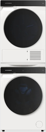 Комплект Kuppersberg стиральная машина WM 590 W + сушильная машина DM 590 W + соединительный элемент DS 590 W preview 1