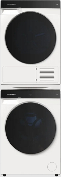 Комплект Kuppersberg стиральная машина WM 590 W + сушильная машина DM 590 W + соединительный элемент DS 590 W preview 1