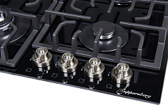 Газовая варочная панель Kuppersberg TG 699 B Silver