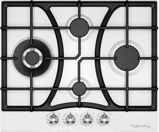 Газовая варочная панель Kuppersberg FS 610 W Silver preview 1